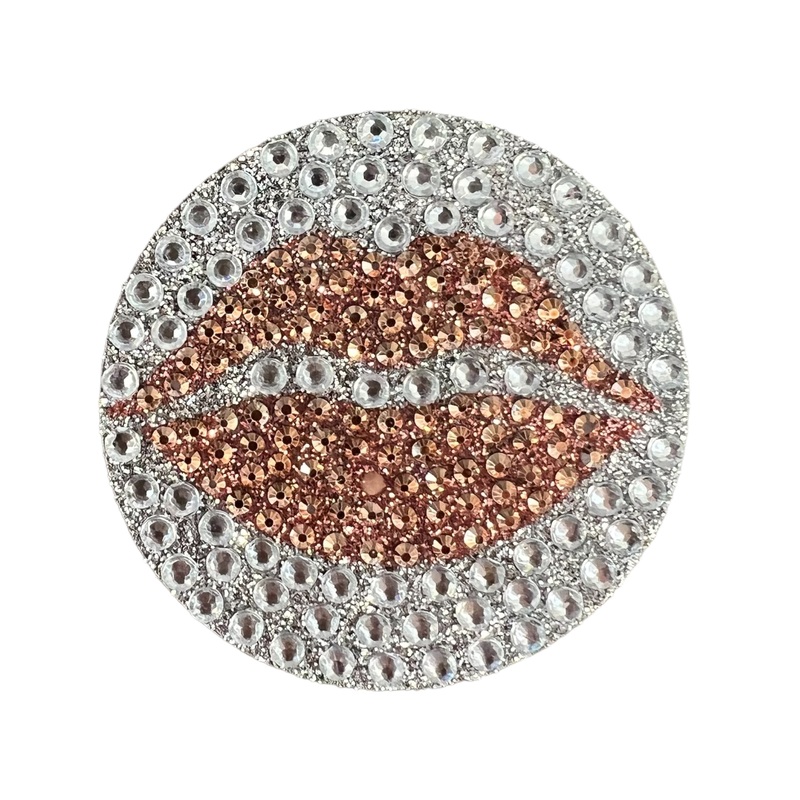 Stickerbeans Rose Gold Lips Sticker