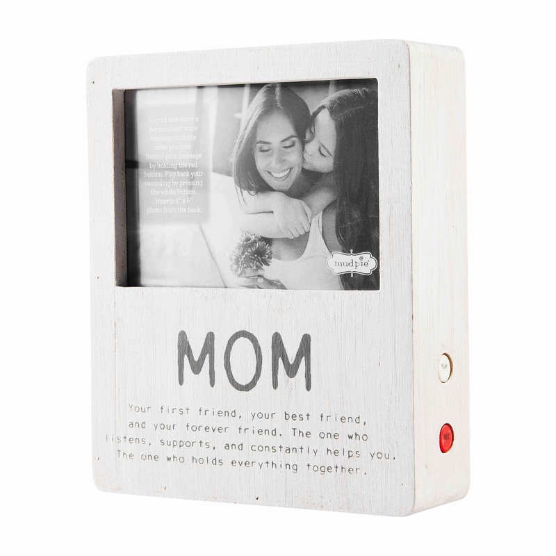 Mud Pie 4X6 Mom Voice Recorder Frame