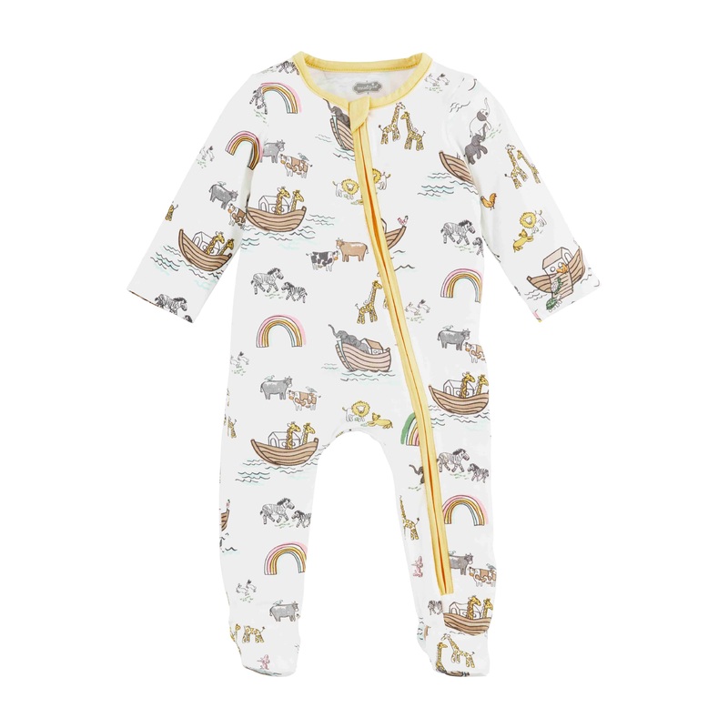 Mud Pie Bamboo Noahs Ark Sleeper 0-3M