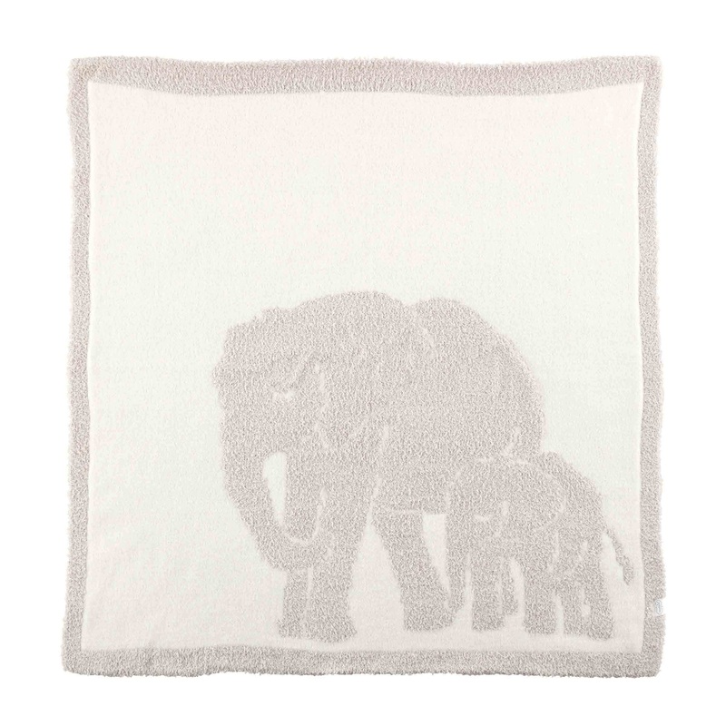 Mud Pie Chenille Elephant Blanket