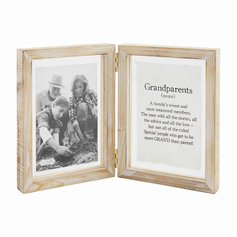 Mud Pie Hinged Grandparent Glass Frame