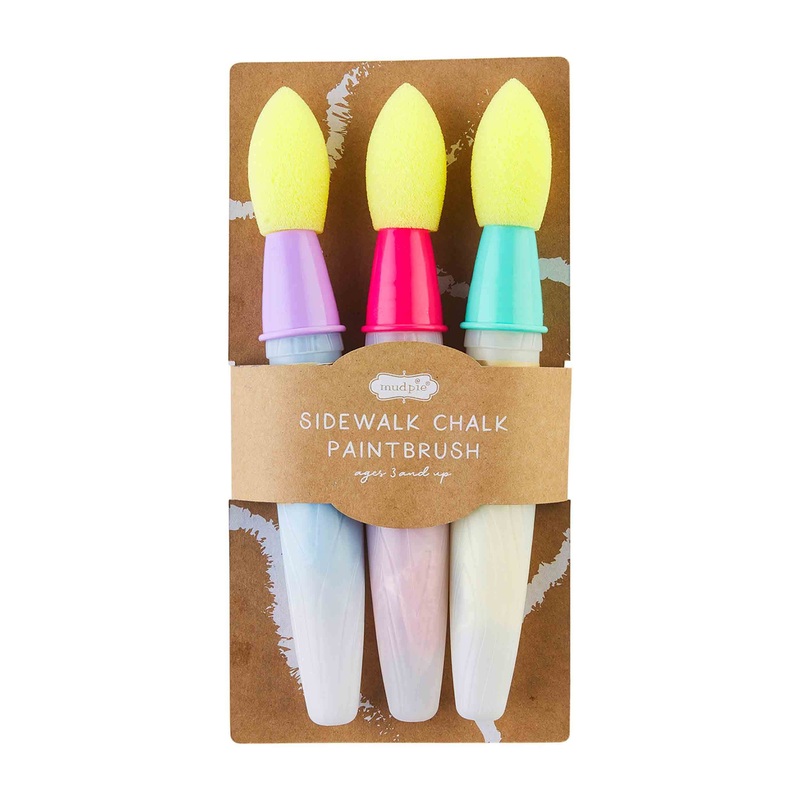 Mud Pie Paint Brush Chalk Set Pink