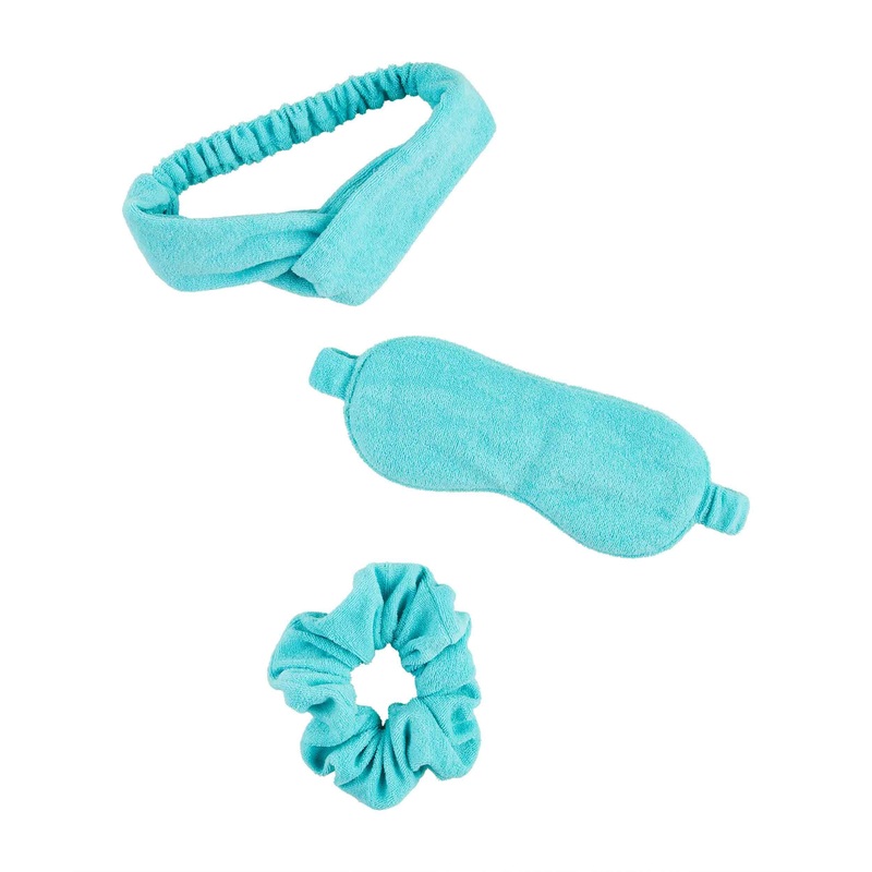 Mud Pie Terrycloth Gift Set Blue
