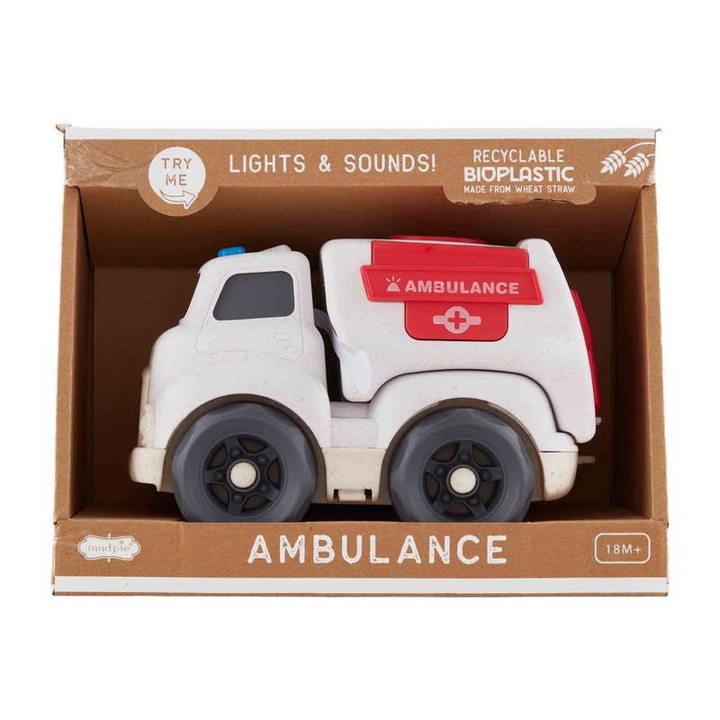 Mud Pie Vehicle Toy Ambulance