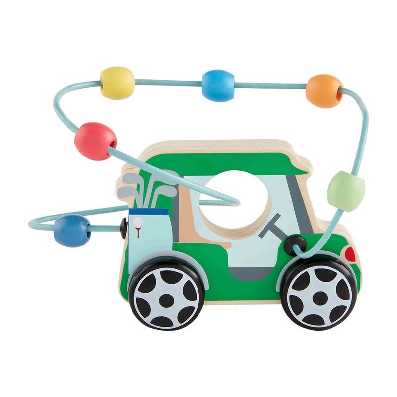 Mud Pie Wood Golf Abacus Toy Green