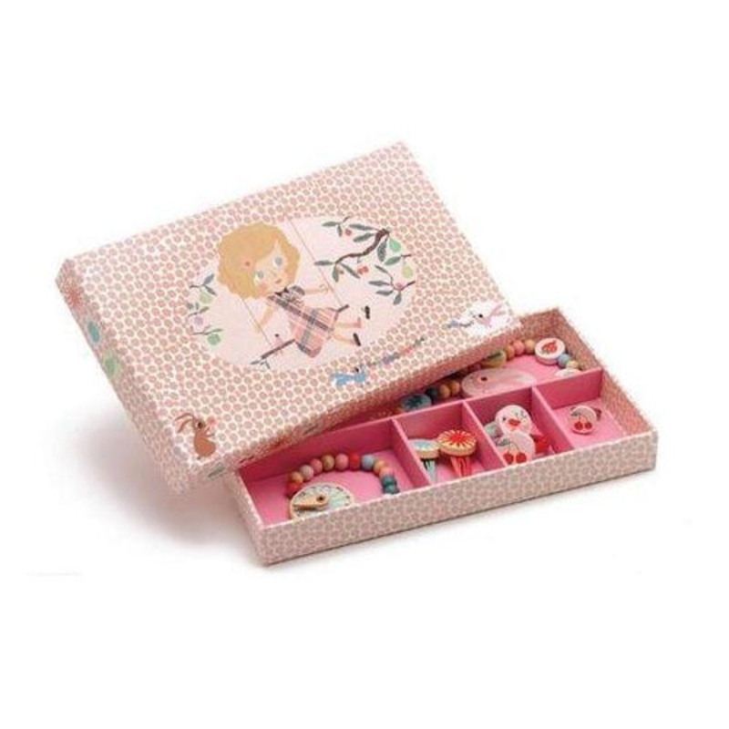 Djeco Girls Jewelry My Vanity Case Playset