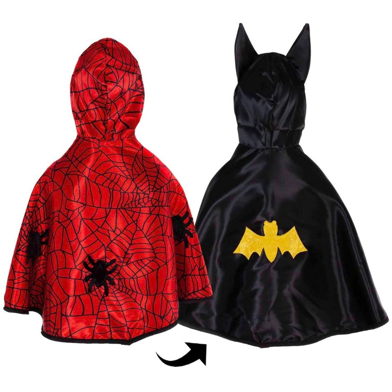 Great Pretenders USA Baby Reversible Spider Bat Cape 2T-3T