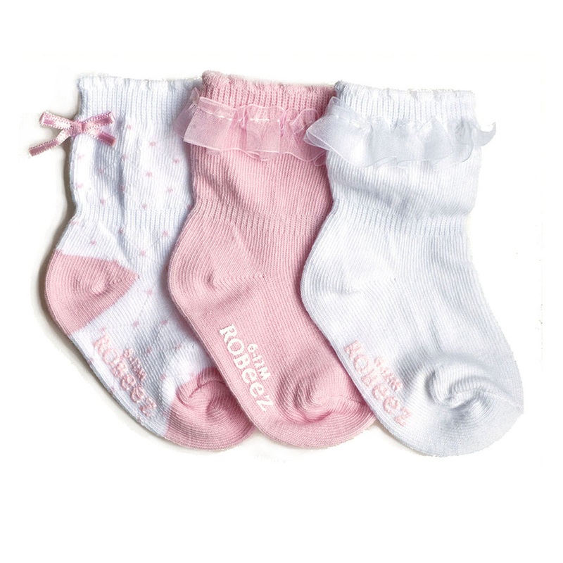 Robeez Pink Girly Girl Socks 0-6M
