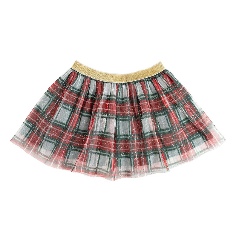 Sweet Wink Christmas Plaid Tutu 0-12M