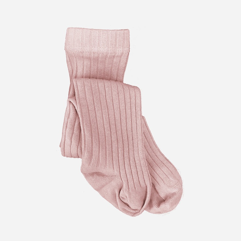 The Blueberry Hill Cotton Tights Blush NB 0-3M