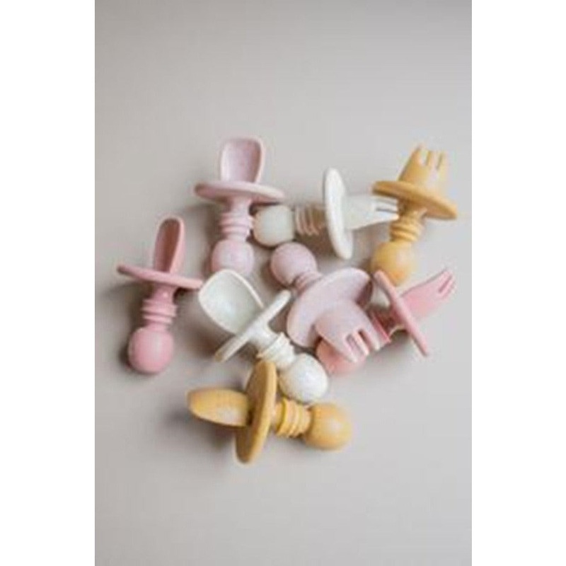 Three Hearts Modern Silicone Utensils Set Mauve