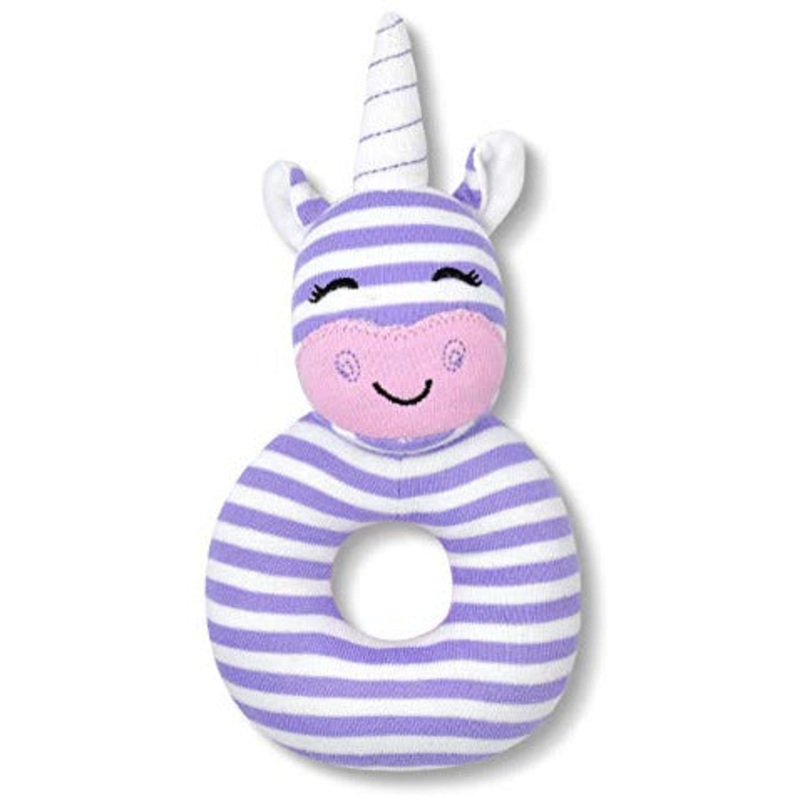 Apple Park Cupcake The Unicorn Organic Farm Buddies Rattle