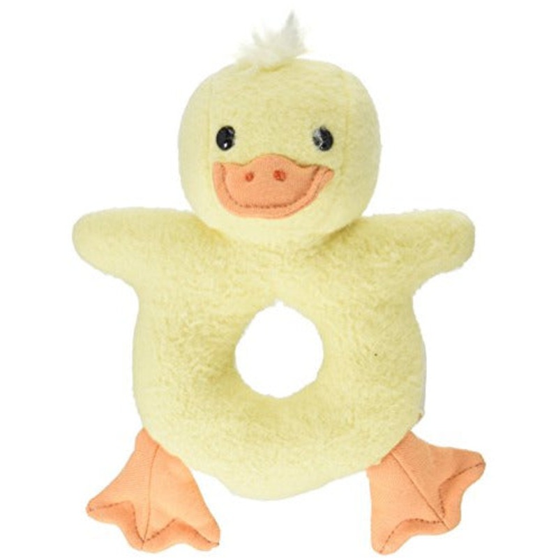Apple Park Ducky Teething Rattle