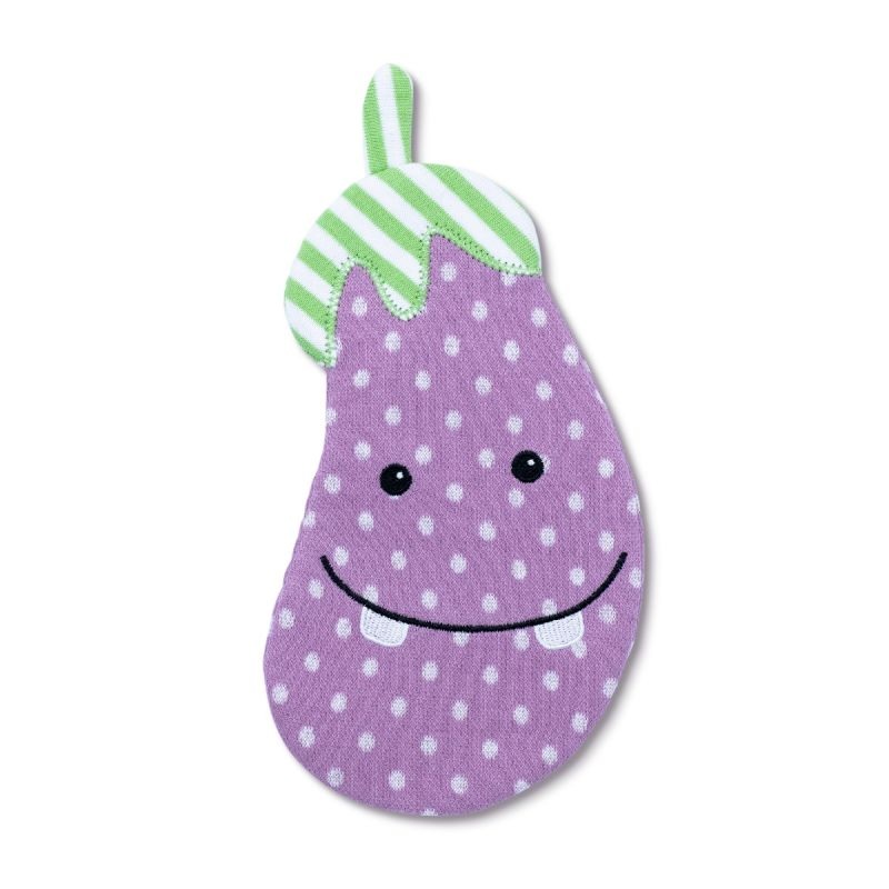 Apple Park Eggplant Mini Crinkle Blanket