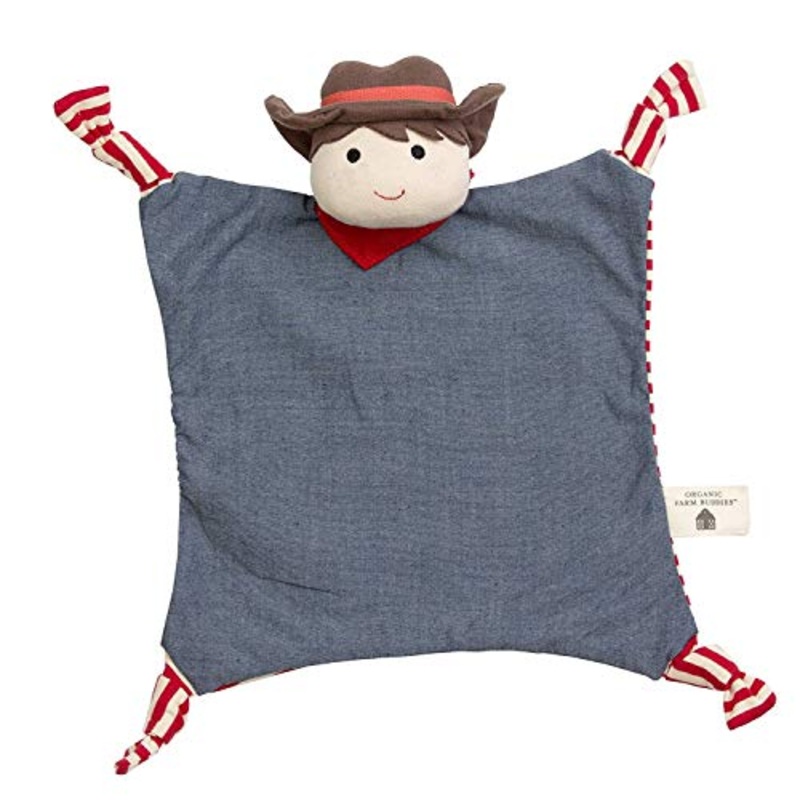 Apple Park Farm Boy Organic Farm Buddies Blankie