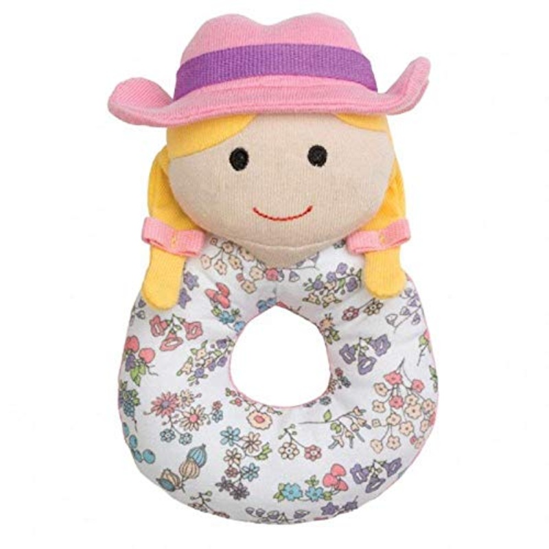 Apple Park Farm Girl Susie Sunshine Organic Farm Buddies Rattle