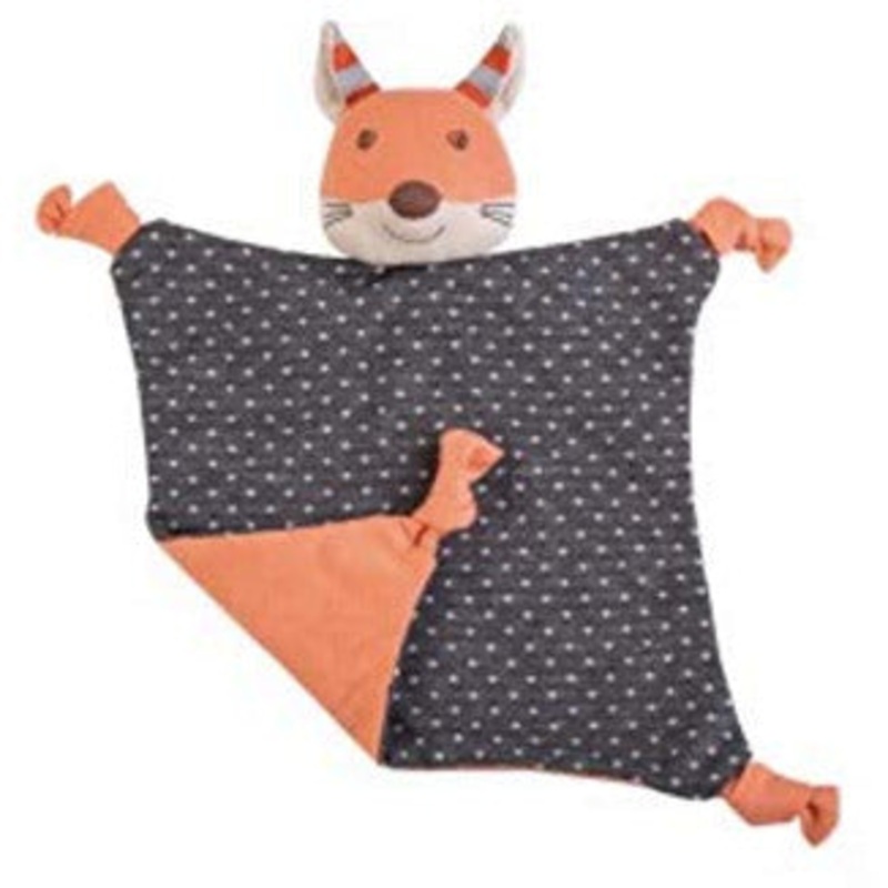 Apple Park Frenchy Fox Blankie Organic Farm Buddy