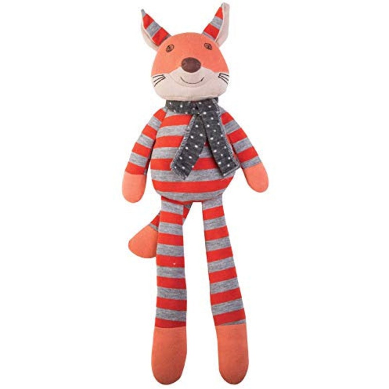 Apple Park Frenchy Fox Plush Baby Toy - Organic Farm Buddy