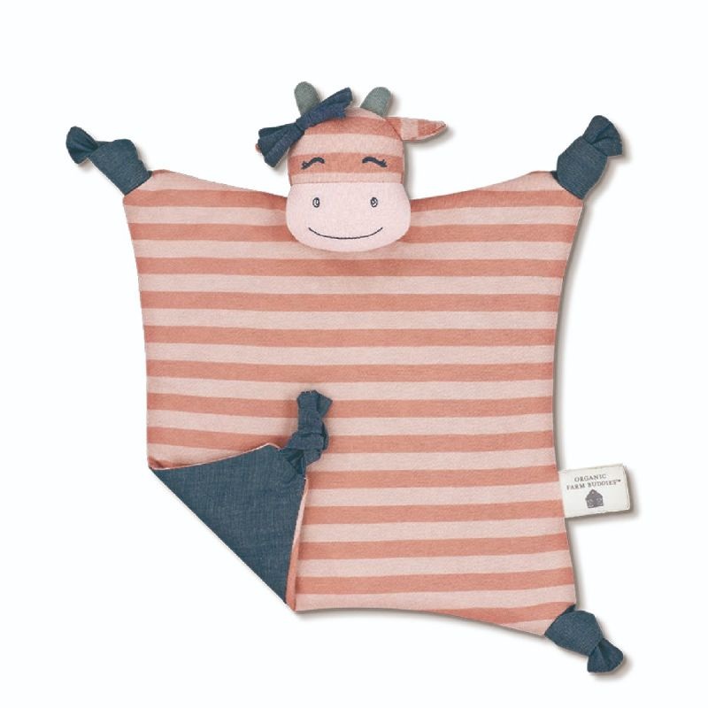 Apple Park Miss Moo Blankie Organic Farm Buddies