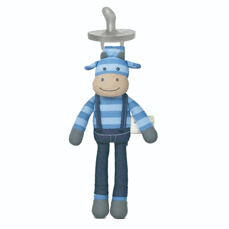Apple Park Mr. Moo Pacifier Buddy Organic Farm Buddy