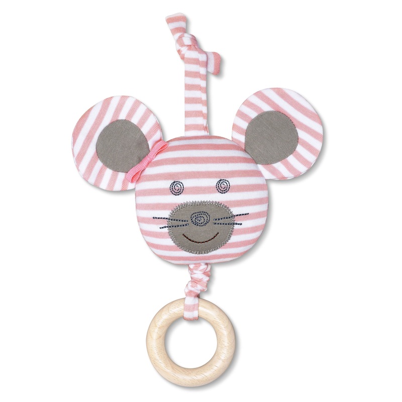 Apple Park Organic Farm Buddies Ballerina Mouse Waggle Toy