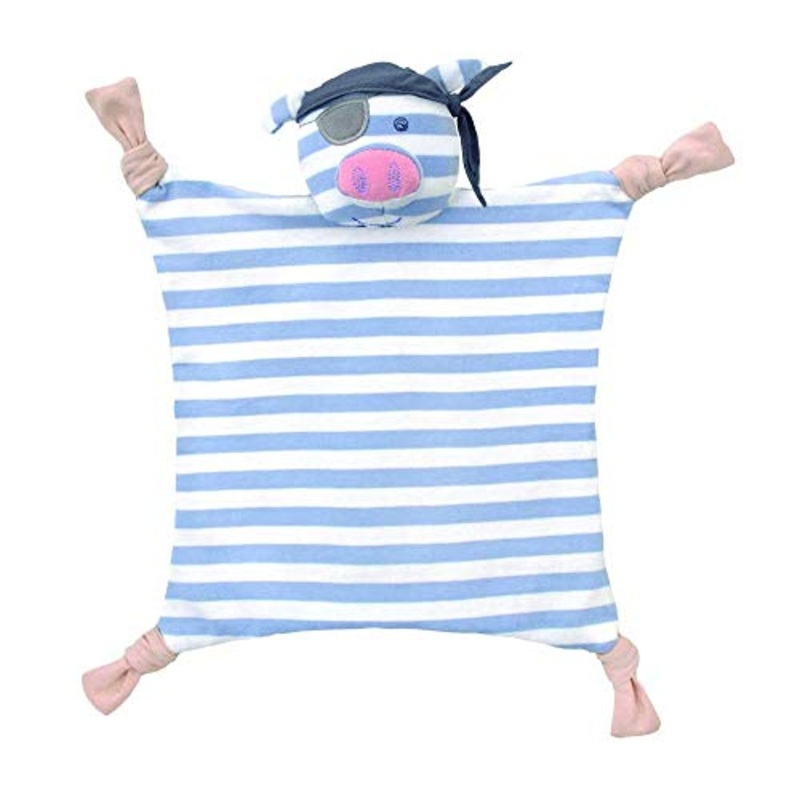 Apple Park Pirate Pig Organic Farm Buddies Blankie
