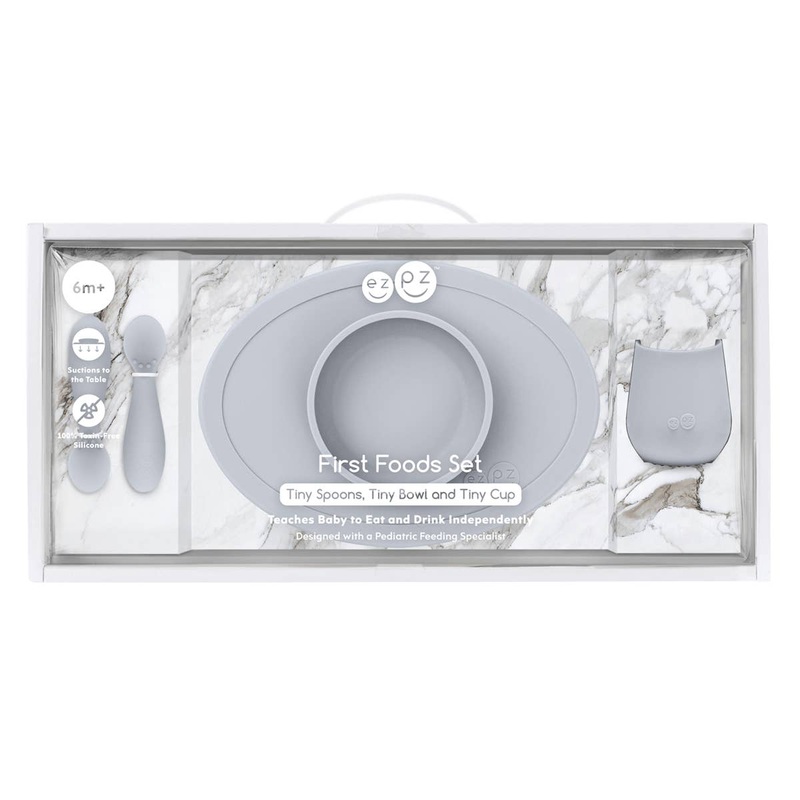 EZPZ First Foods Set Pewter