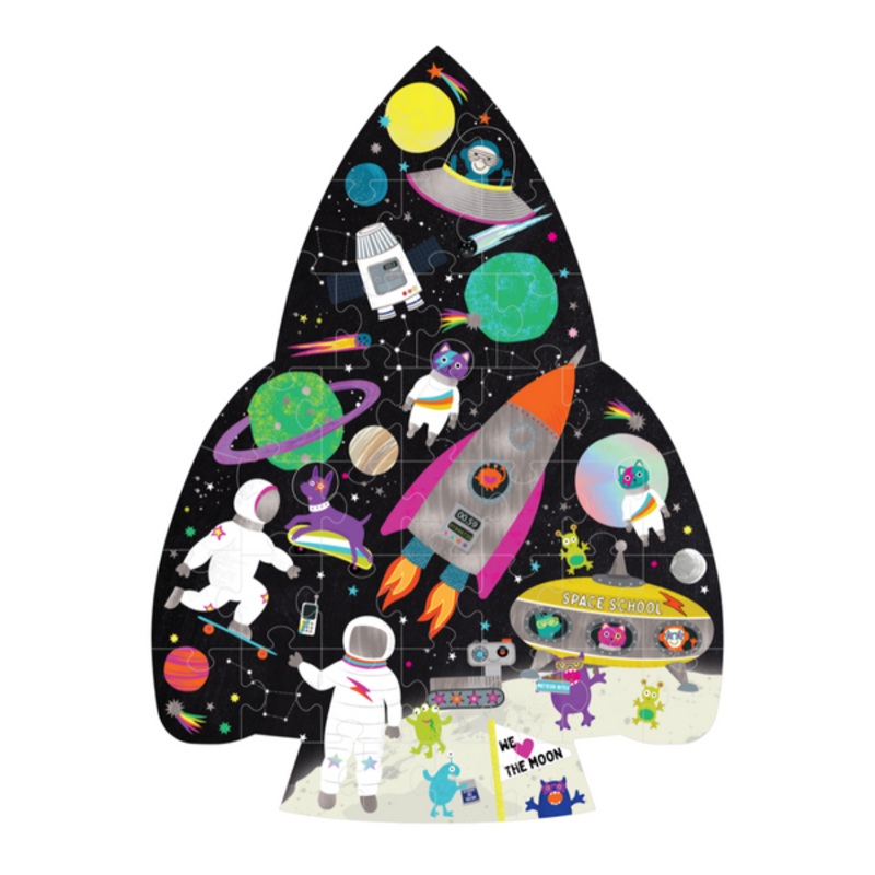 Floss & Rock Jigsaw Puzzle ROCKET - 40 Pieces