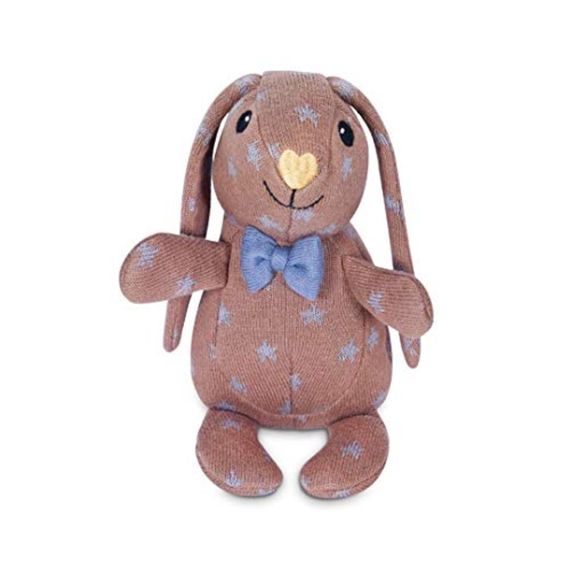Apple Park Organic Knit Patterned Bunny Pals Duke Bunny