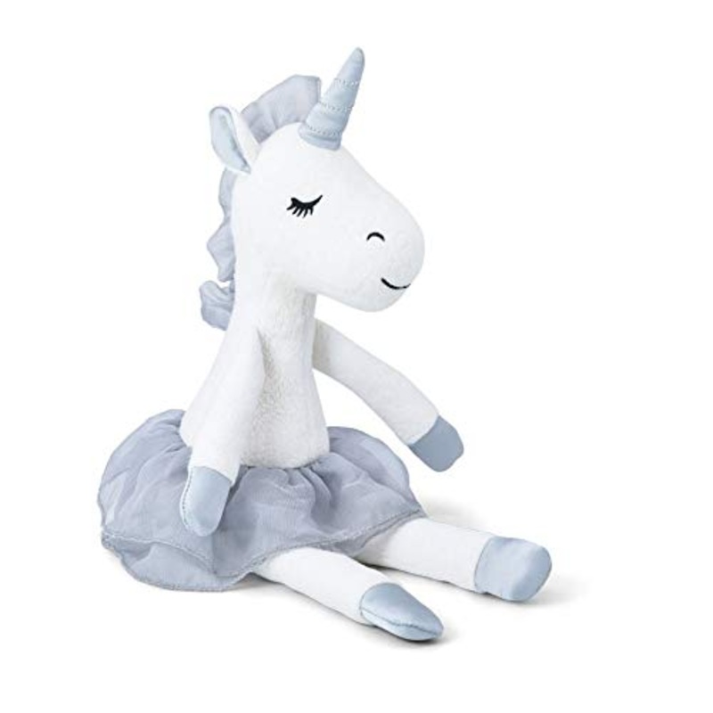 Apple Park Small Grey Unicorn Plush