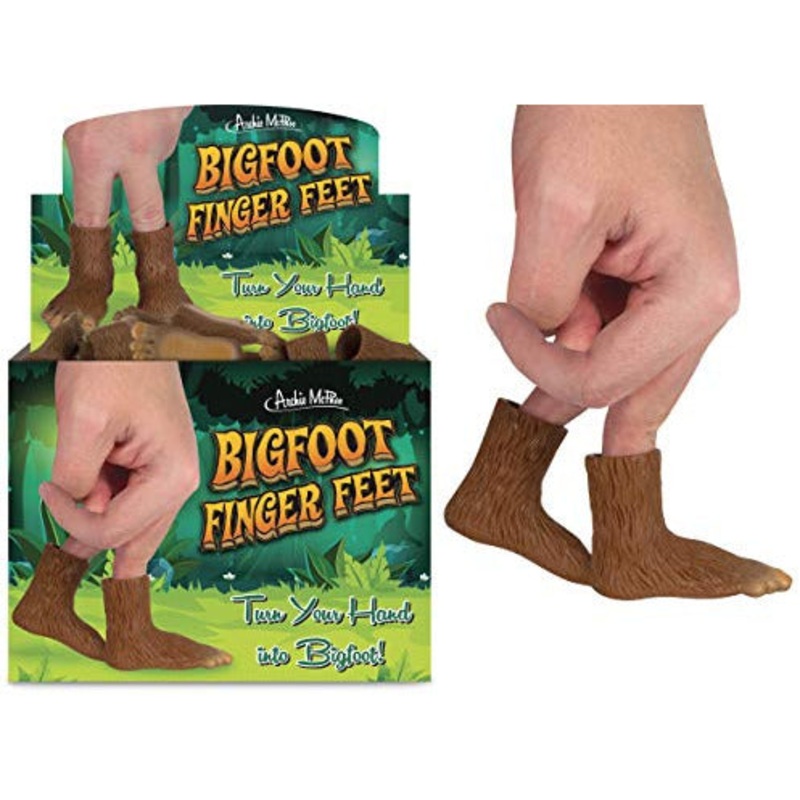 Archie McPhee Bigfoot Finger Feet- - Pack of 2