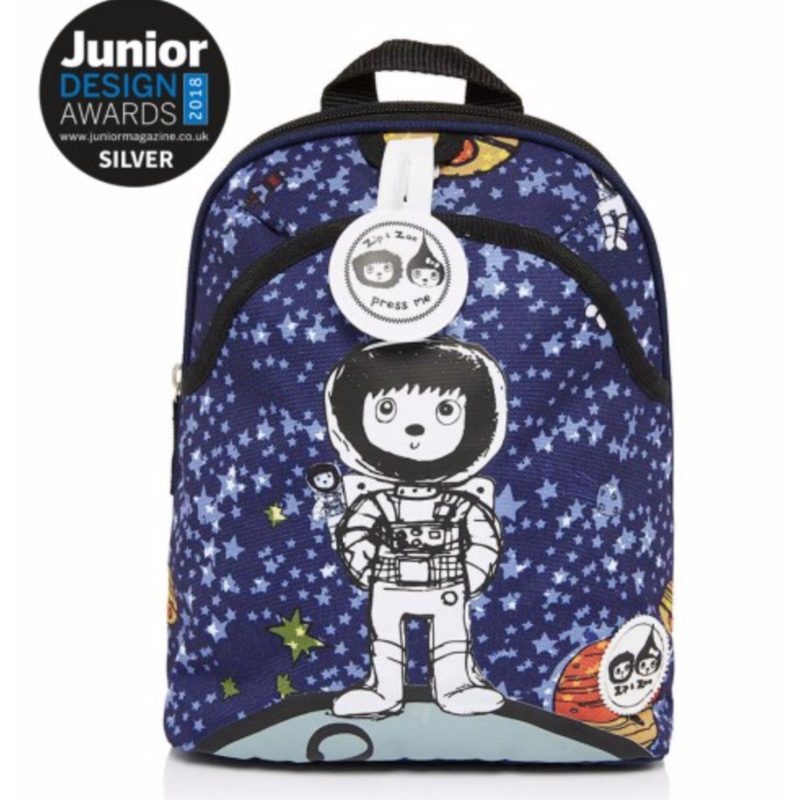 Babymel Mini Backpack Safety Harness Zip And Zoe Spaceman