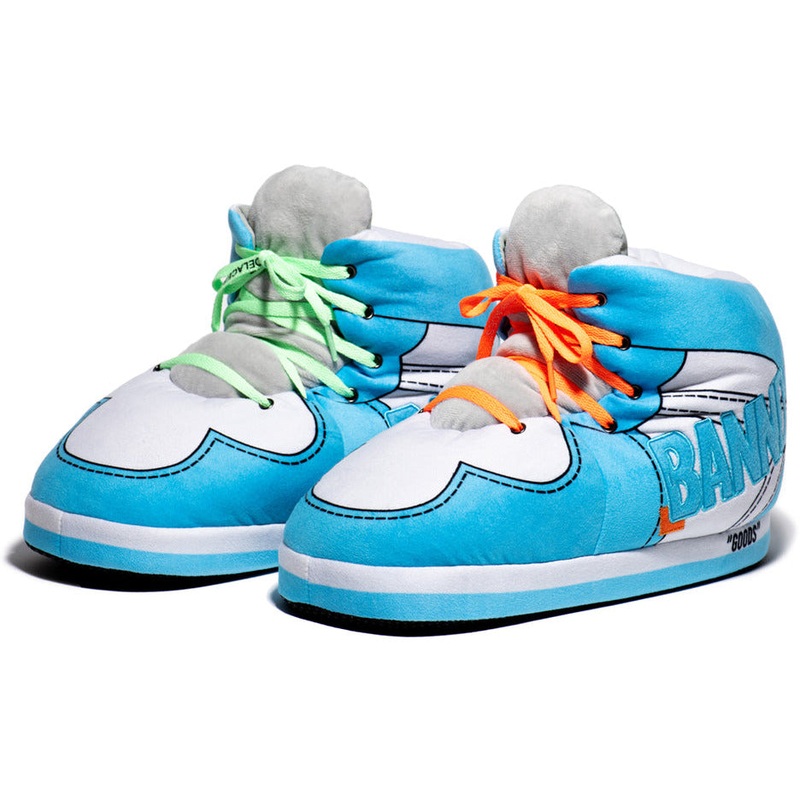 Banned Goods Hype-Blue Sneaker Slippers