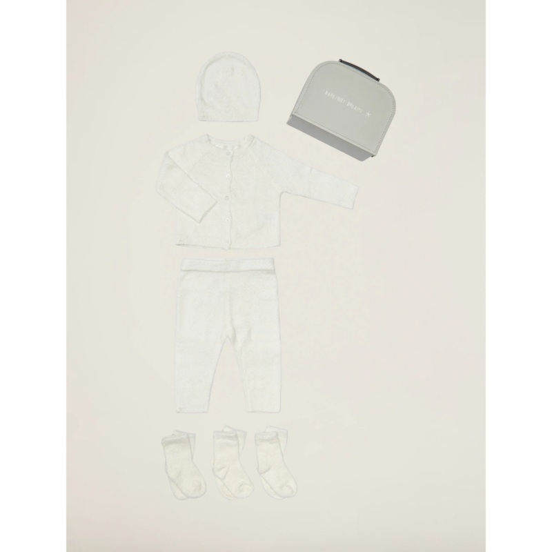 Barefoot Dreams CozyChic Lite Classic Newborn Set Pearl