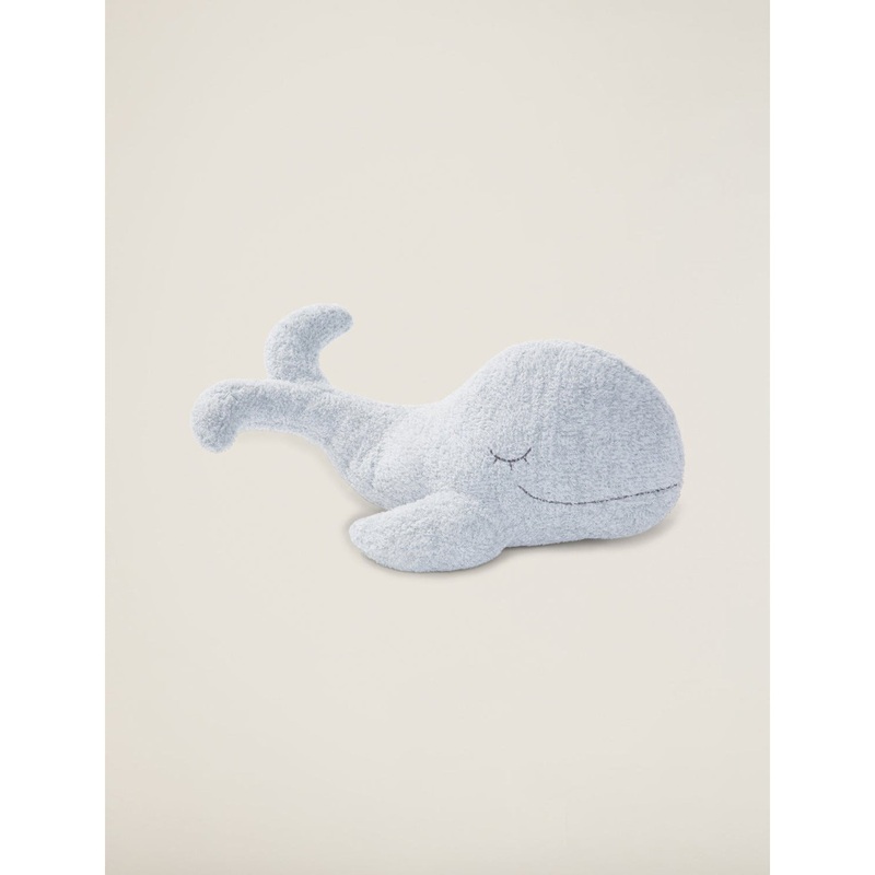 Barefoot Dreams Ocean White CozyChic Whale Buddie