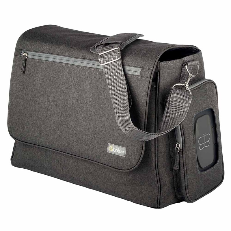 bbluv Ultra Charcoal Diaper Bag