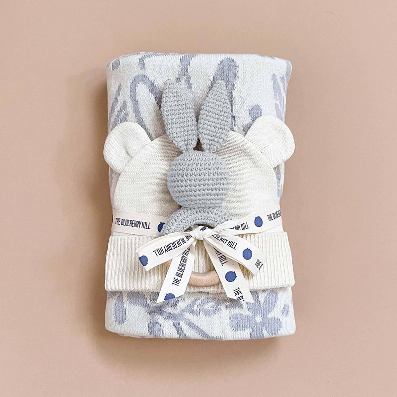 The Blueberry Hill Bunny Baby Gift Set, Newborn
