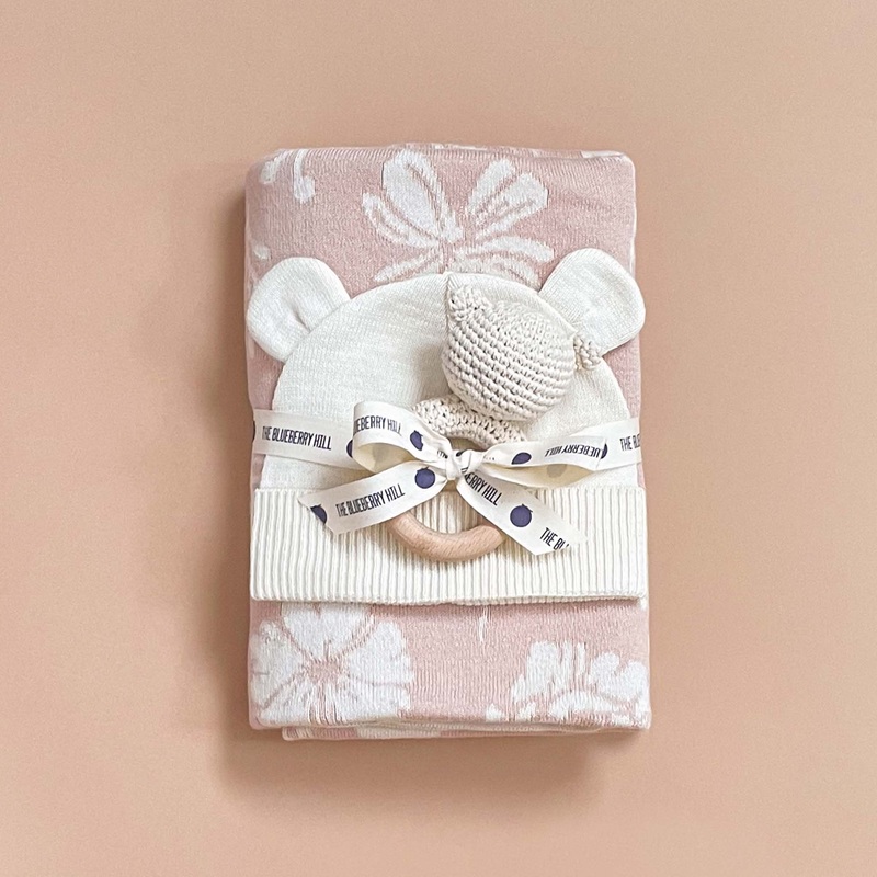 The Blueberry Hill Floral Baby Gift Set, Newborn