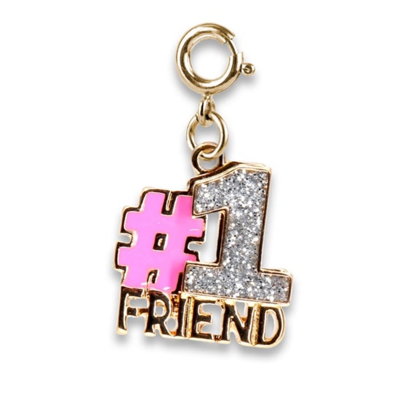 Charm It! Gold Glitter #1 Friend