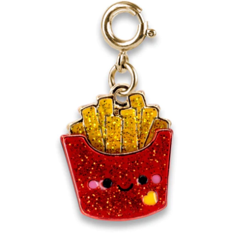 CHARM IT! Gold Glitter French Fries Charm
