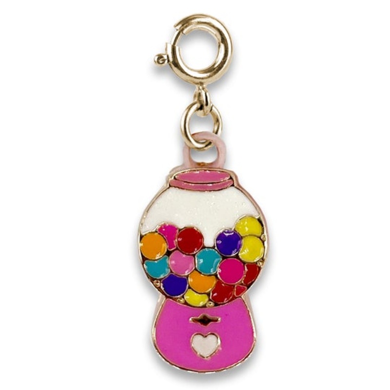 Charm It! Gold Gumball Machine Charm