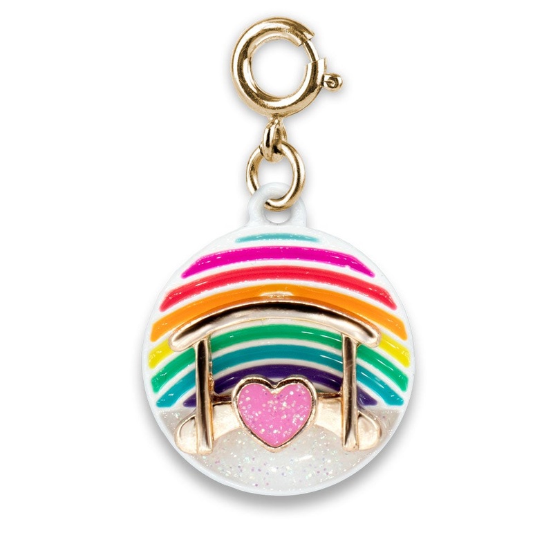 Charm It! Gold Rainbow Bridge Charm