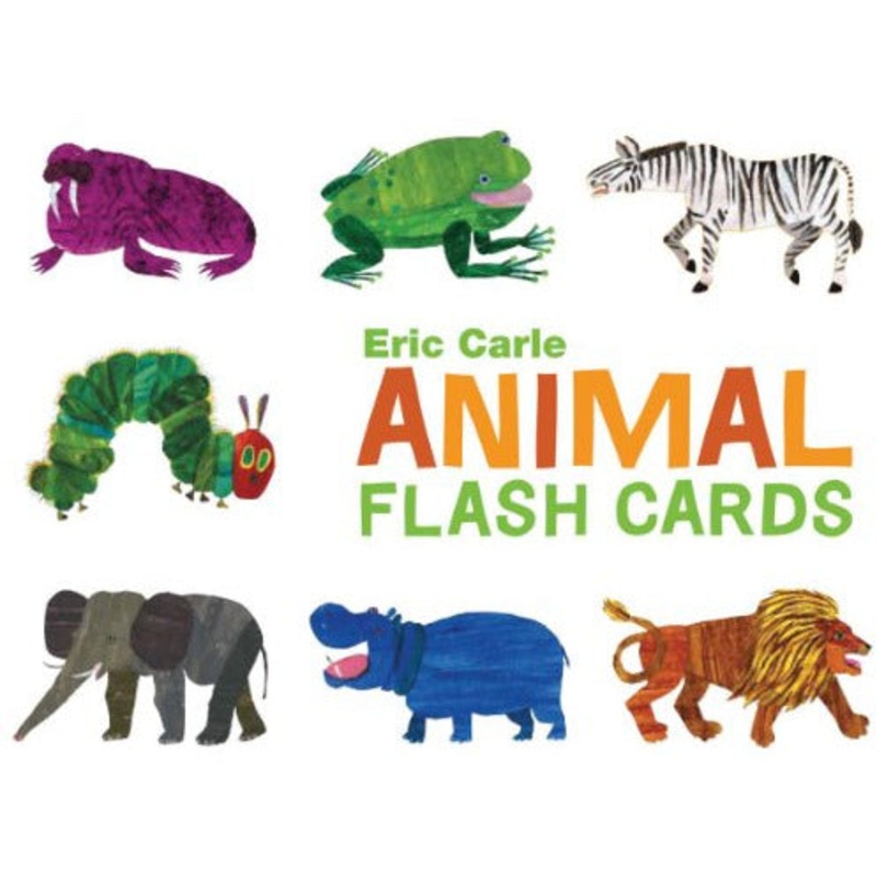 Chronicle Books The World of Eric Carle Animal Flash Cards (Alphabet Flashcards for Toddlers, Animal ABC Cards)