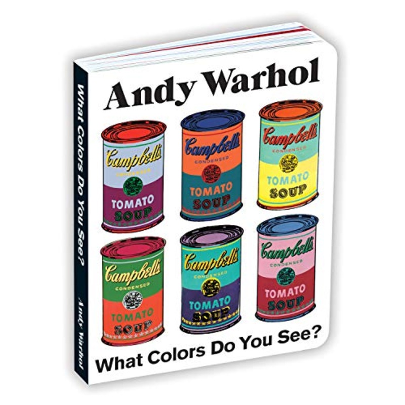 Mudpuppy Andy Warhol What Colors Do You See? Board Book