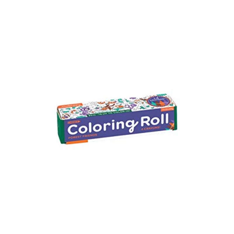 Mudpuppy Forest Friends Mini Coloring Roll
