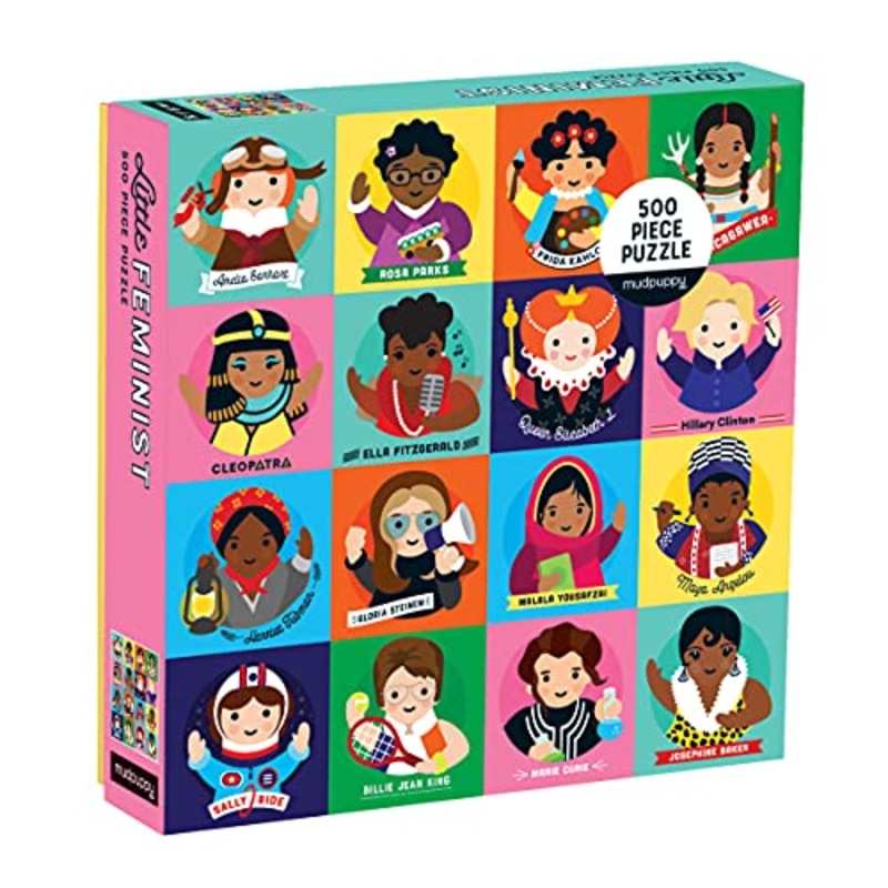 Mudpuppy Little Feminist 500 Piece Jigsaw Puzzle