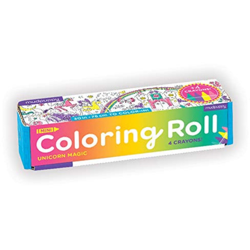 Mudpuppy Magic Mini Coloring Roll  Continuous Coloring Paper Roll