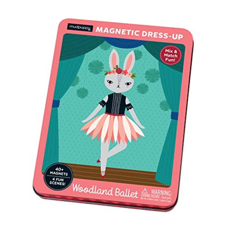 Mudpuppy Woodland Ballet Magnetic Dress-up
