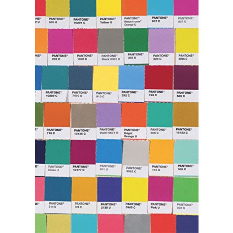 Pantone Chips Journal(Pantone Color Chip Card Notebook, Stationery Gift for Artist or Designer)