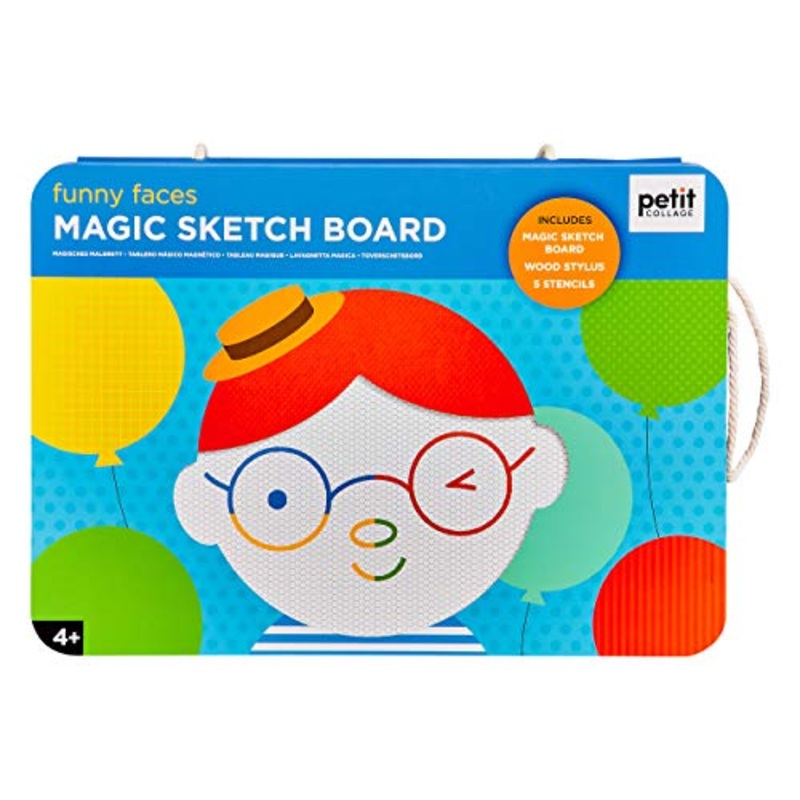Petit Collage Funny Faces Magic Sketch Board